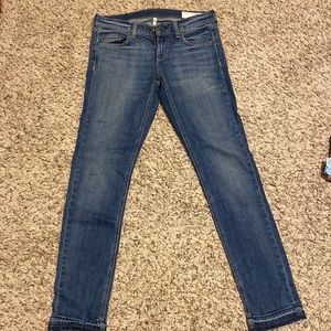 Rag and bone ankle length skinny jeans